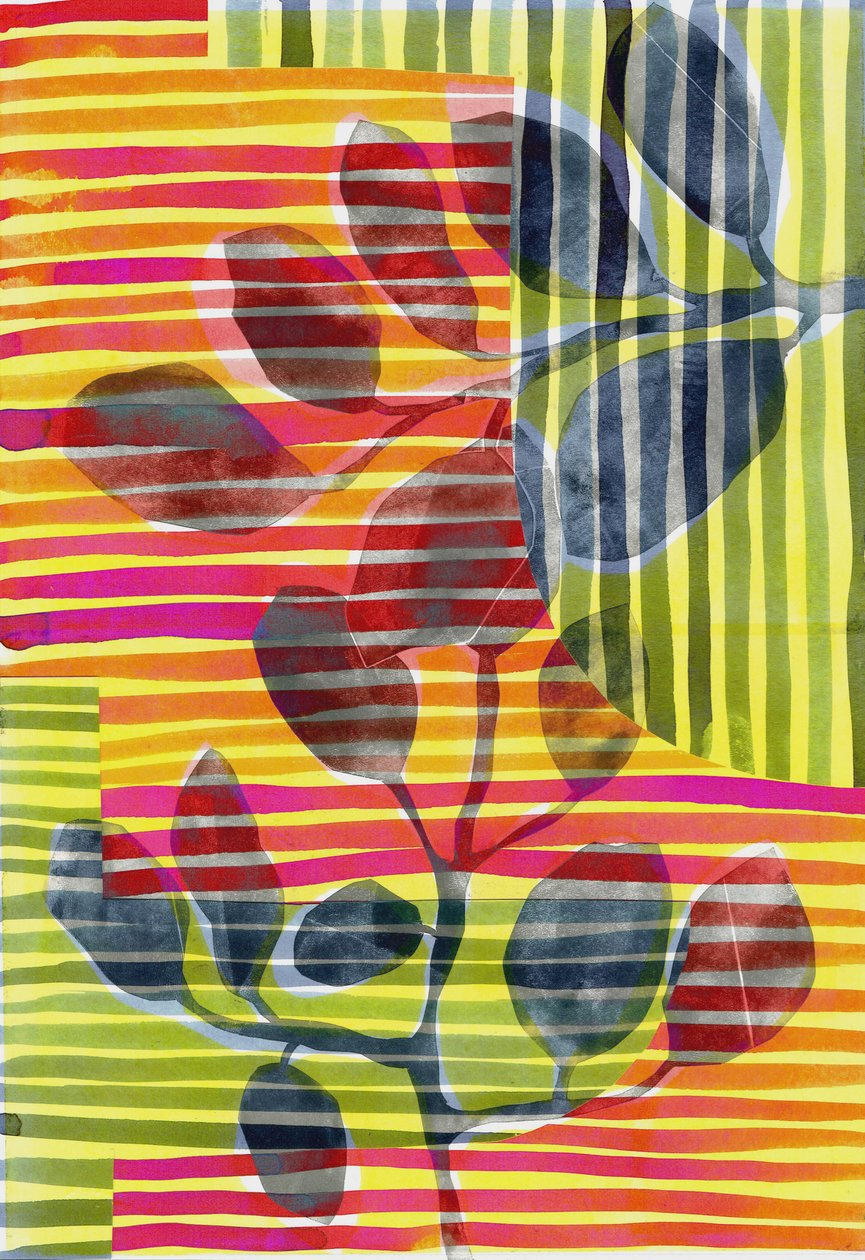 Botanical Stripe II, 2018 (digitális) alkotó: Stephen Dow