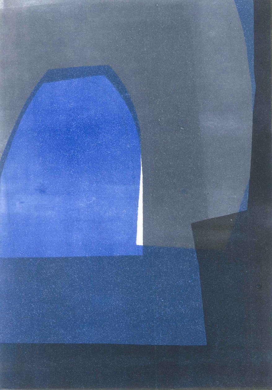 Essaouira, 2015 (monoprint papírra) alkotó: Stephen Dow