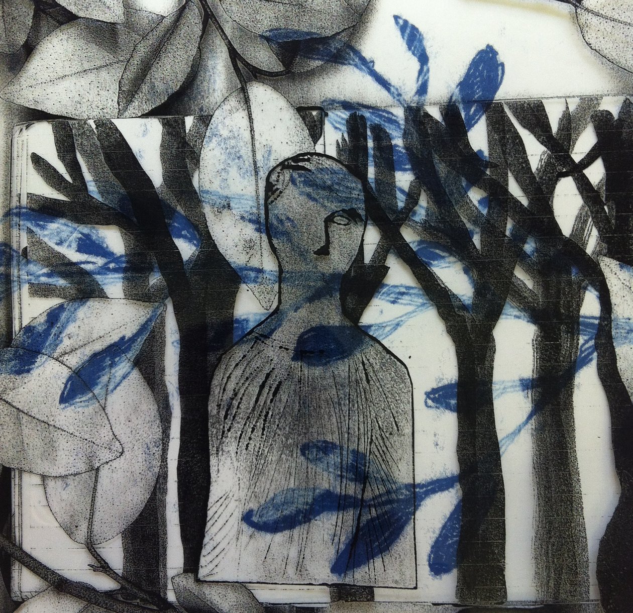 Therese I, 2014 (kollázs) alkotó: Stephen Dow