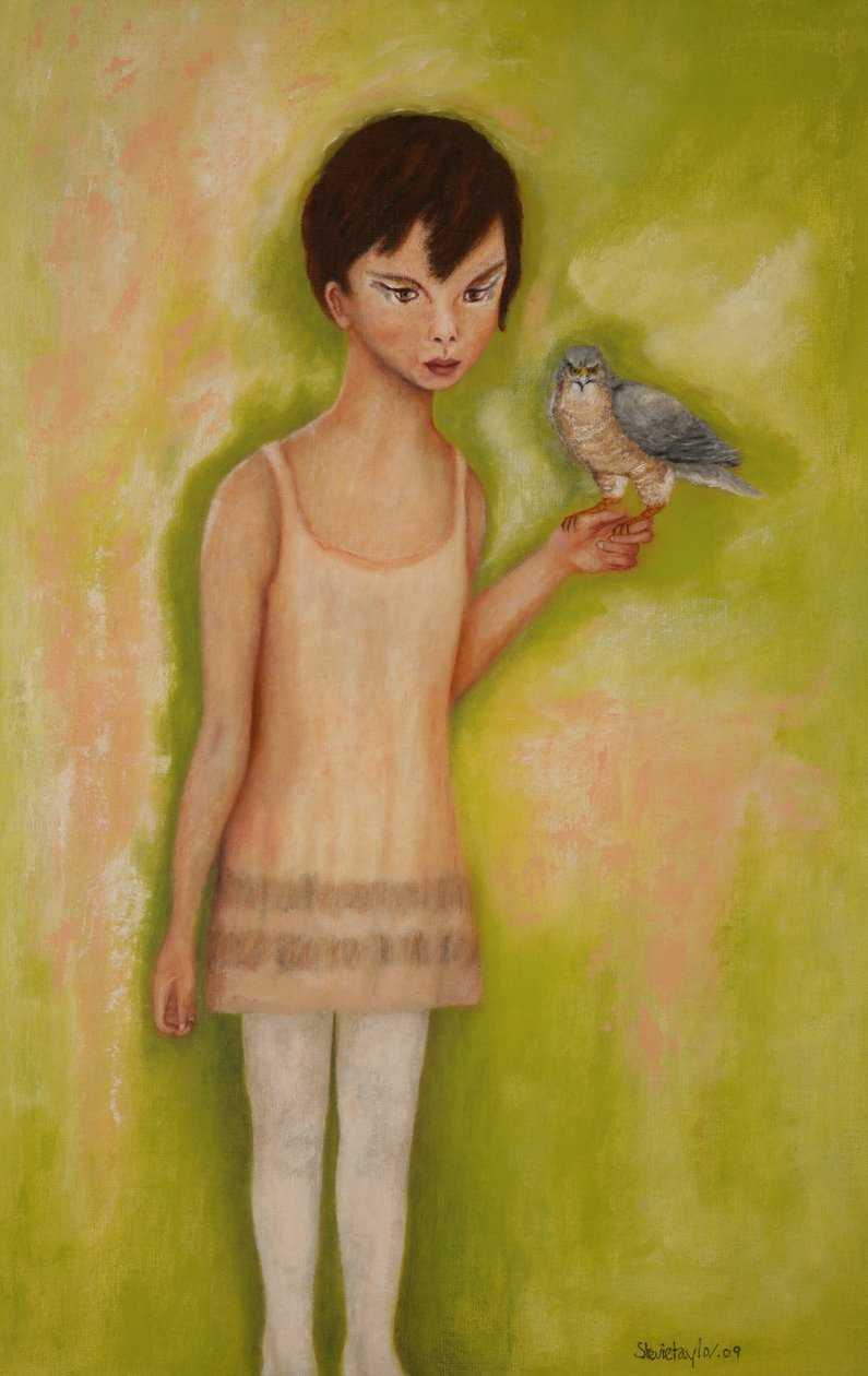 Trust-Girl with Sparrow Hawk, 2010 alkotó: Stevie Taylor