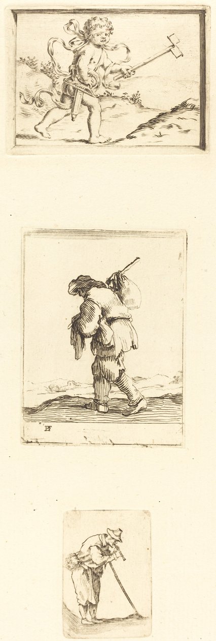 Rézkarcok lapja alkotó: Style of Jacques Callot