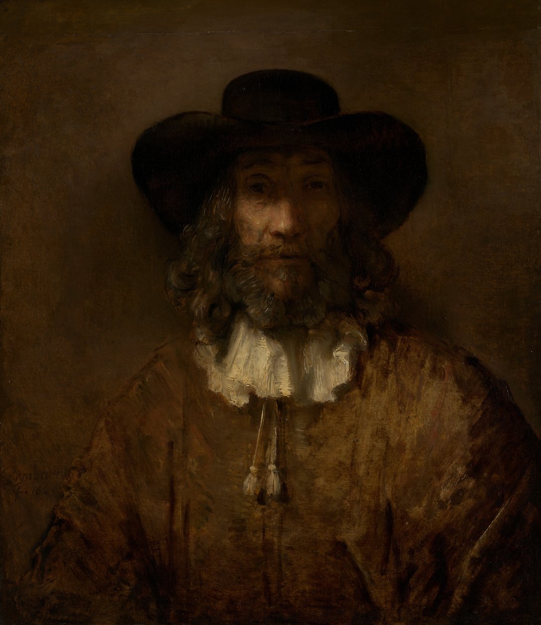 Szakállas férfi. alkotó: Style of Rembrandt