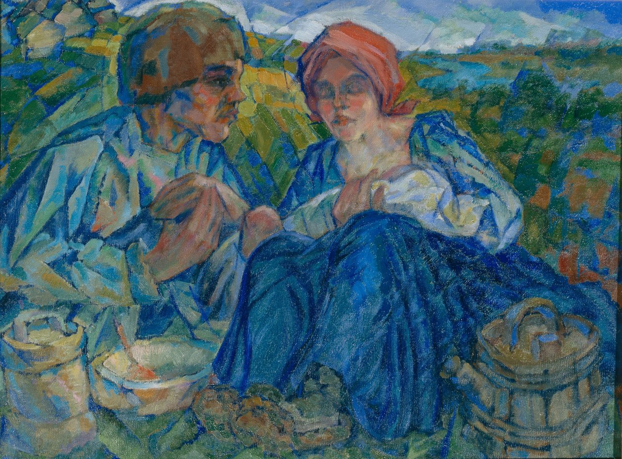 Egy étkezés, 1920 alkotó: Subbotin