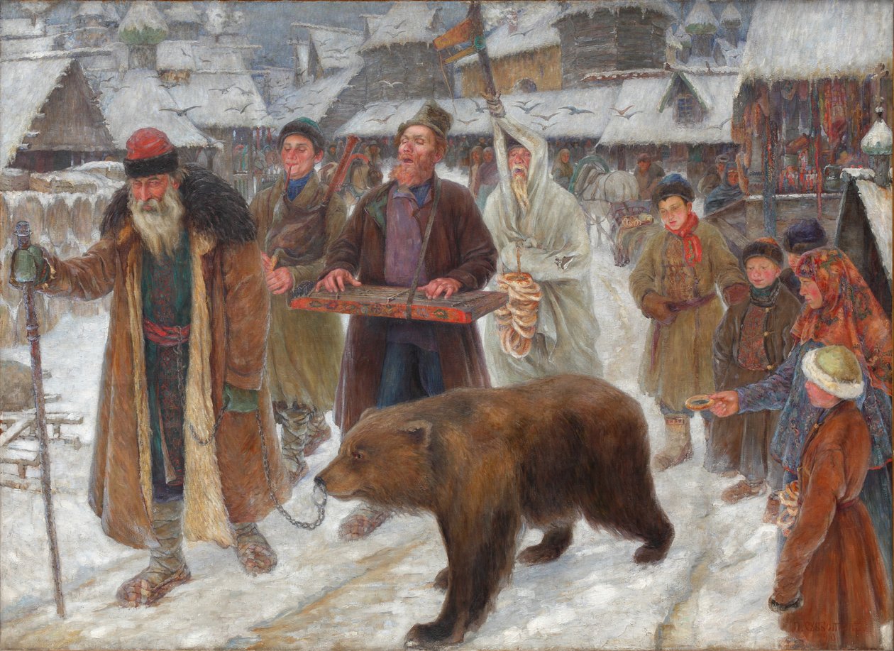 A skomorokhok dala, 1910 alkotó: Subbotin