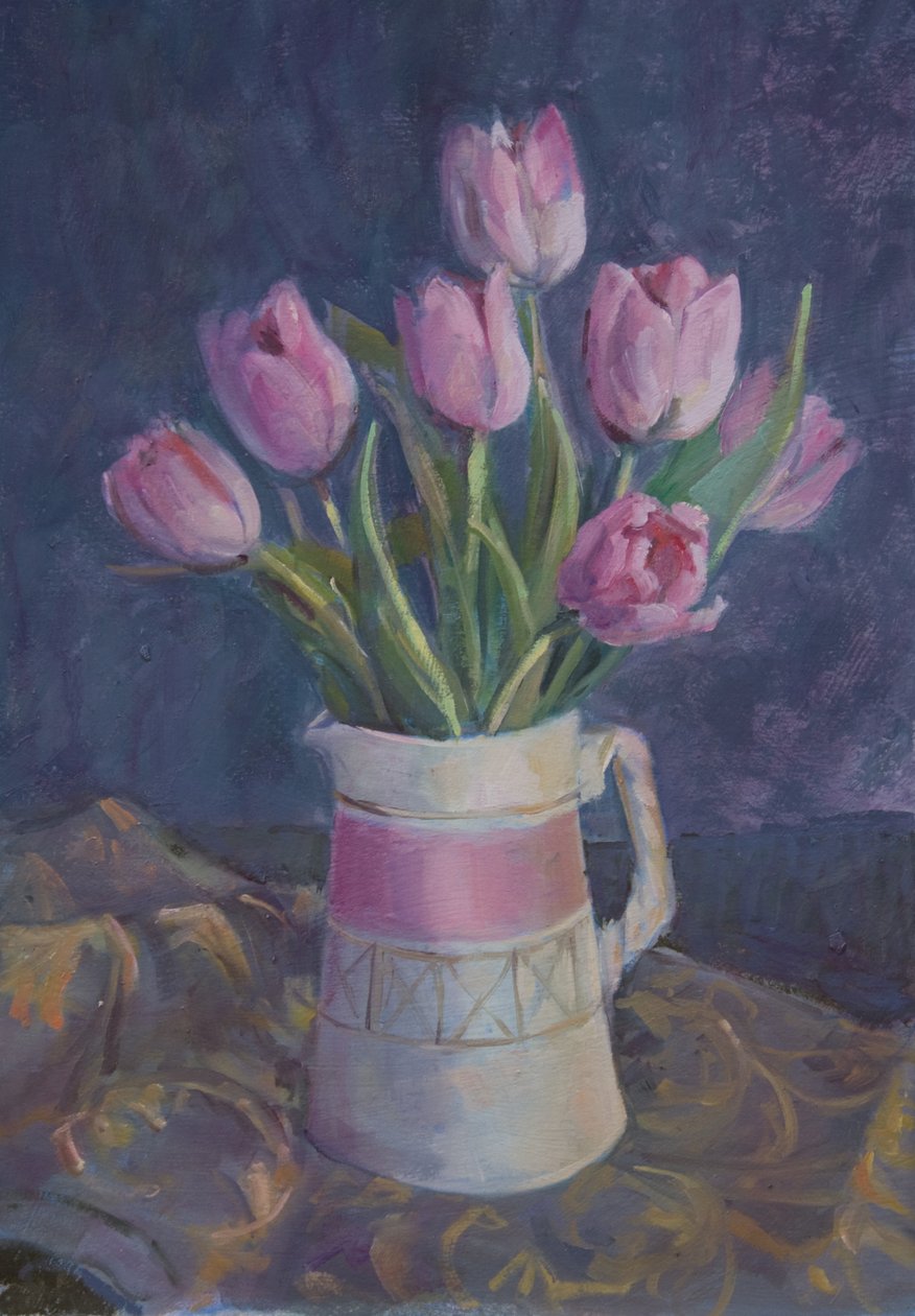 Rózsaszín tulipán, 2015 alkotó: Sue Wales