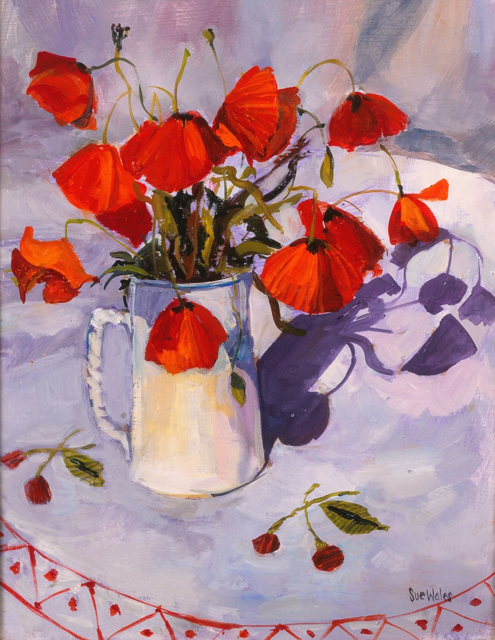 Napsütötte pipacsok, 2003, alkotó: Sue Wales