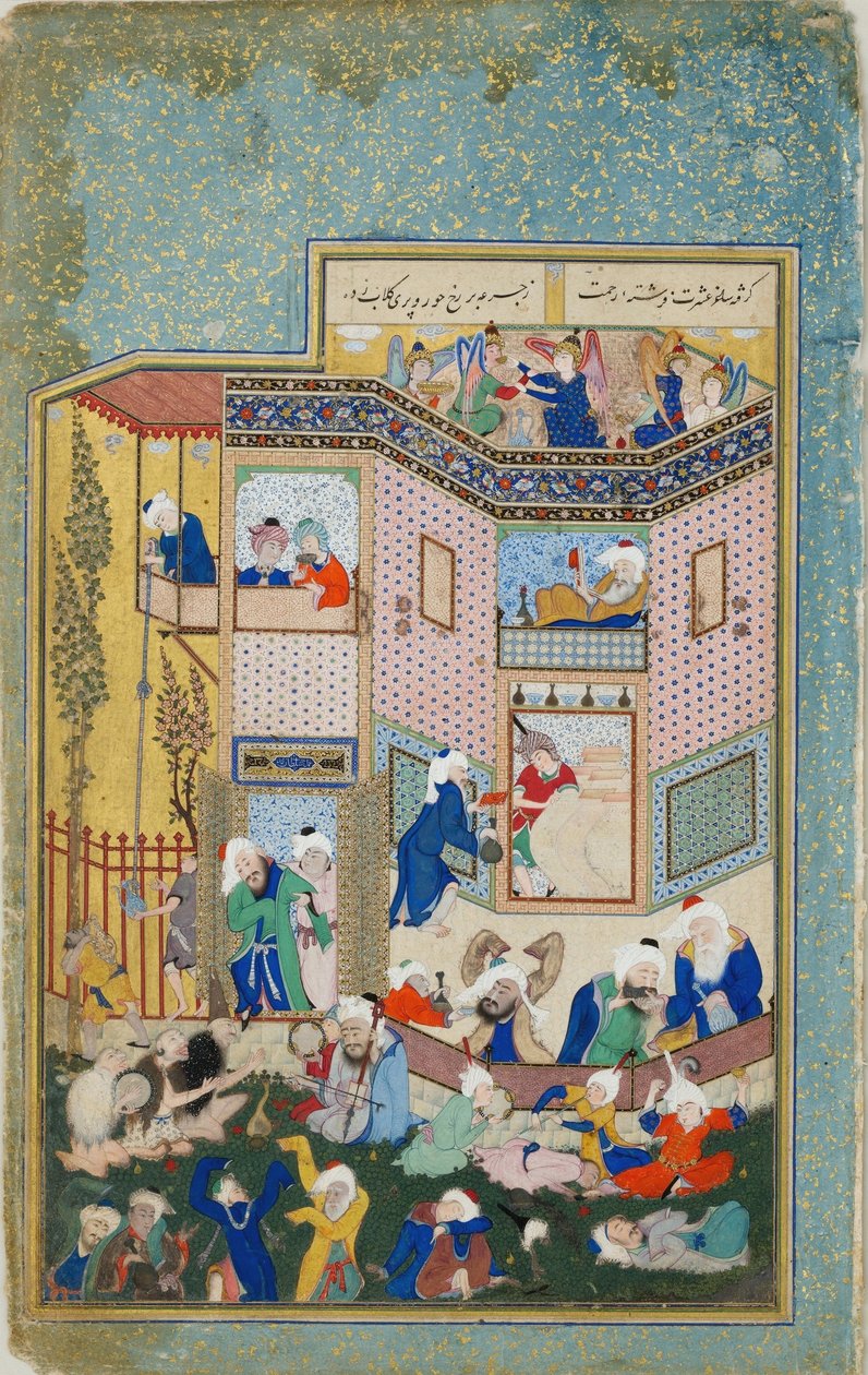 A részegség allegóriája alkotó: Sultan Muhammad