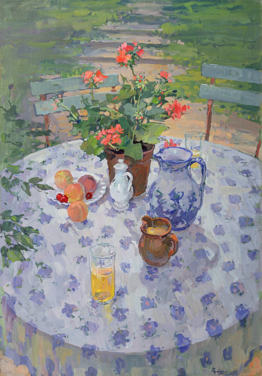 A terasz, Escalerilla alkotó: Susan Ryder