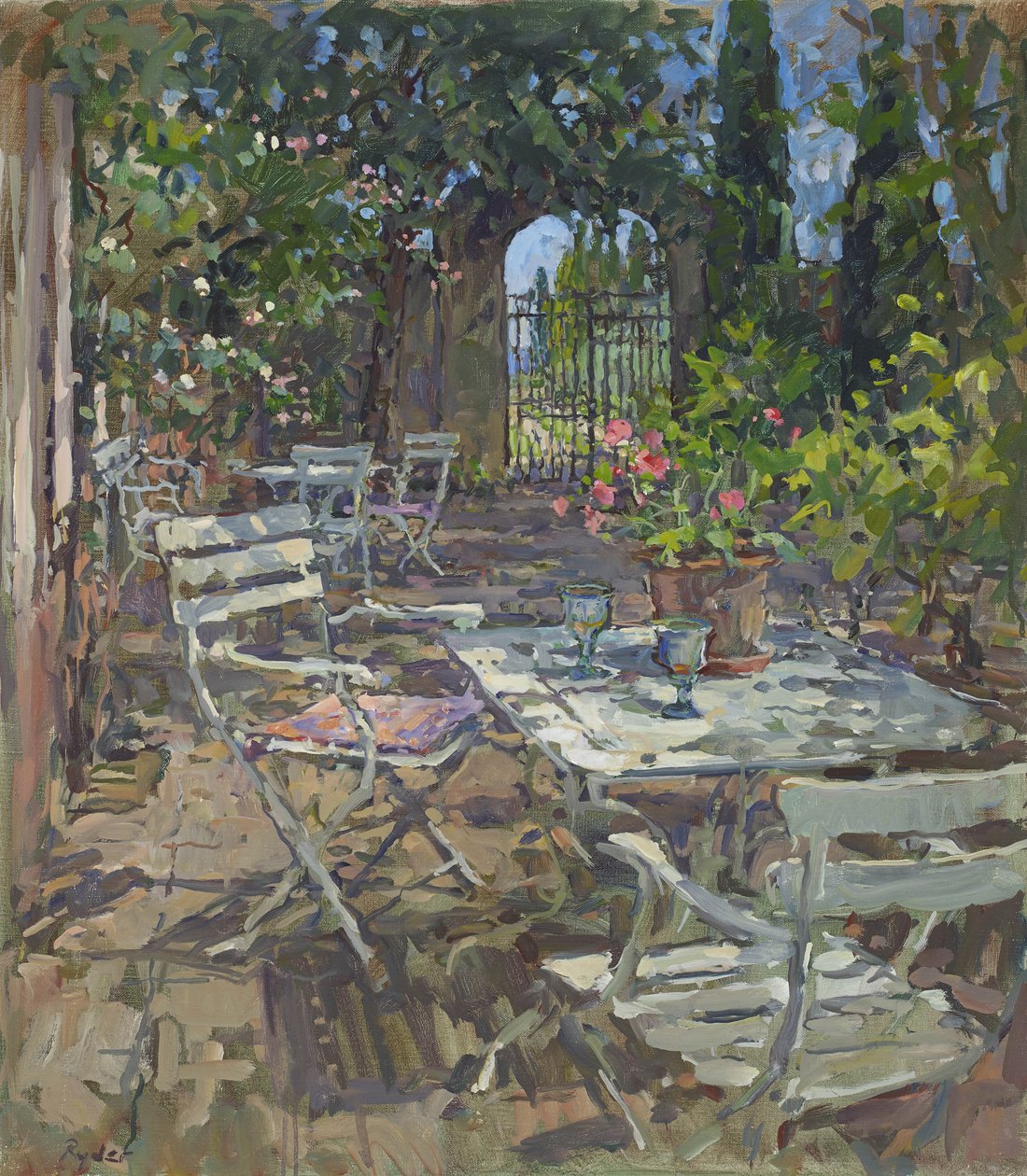Terasz, Mas de la Rose alkotó: Susan Ryder