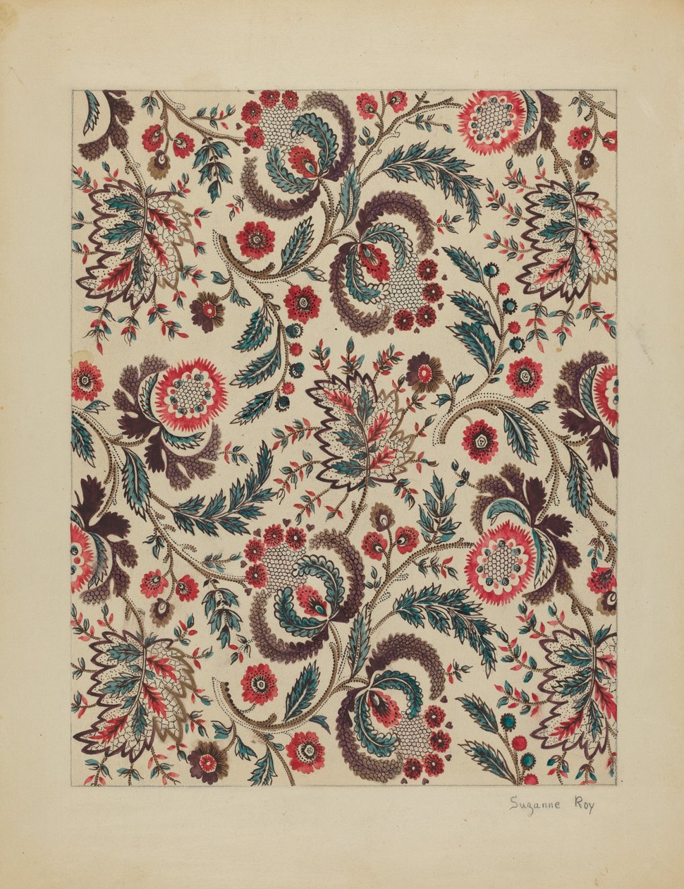Chintz, c. 1936. alkotó: Suzanne Roy