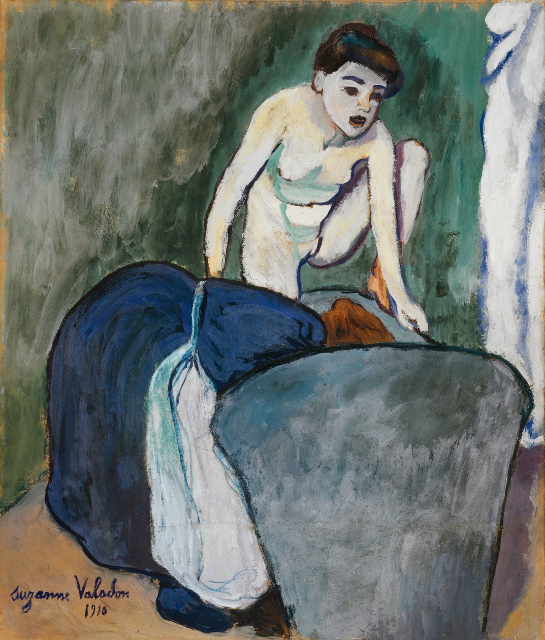 Lány, 1910 (pasztell és olaj, papír) alkotó: Marie Clementine (Suzanne) Valadon