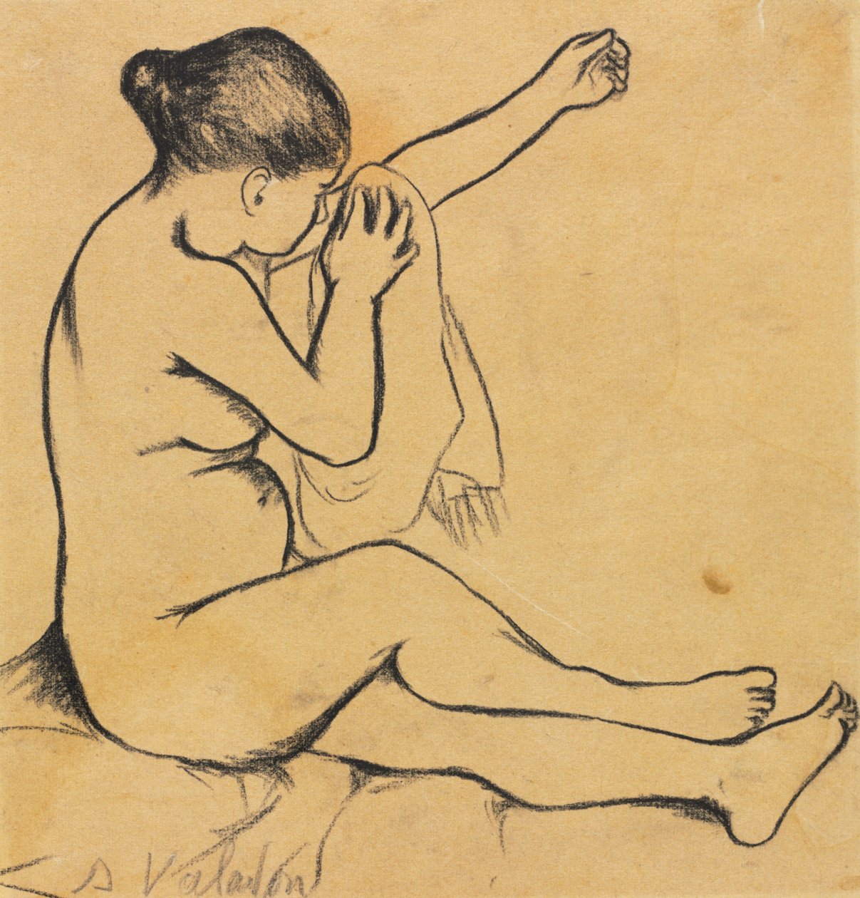 Ülő női akt alkotó: Suzanne Valadon