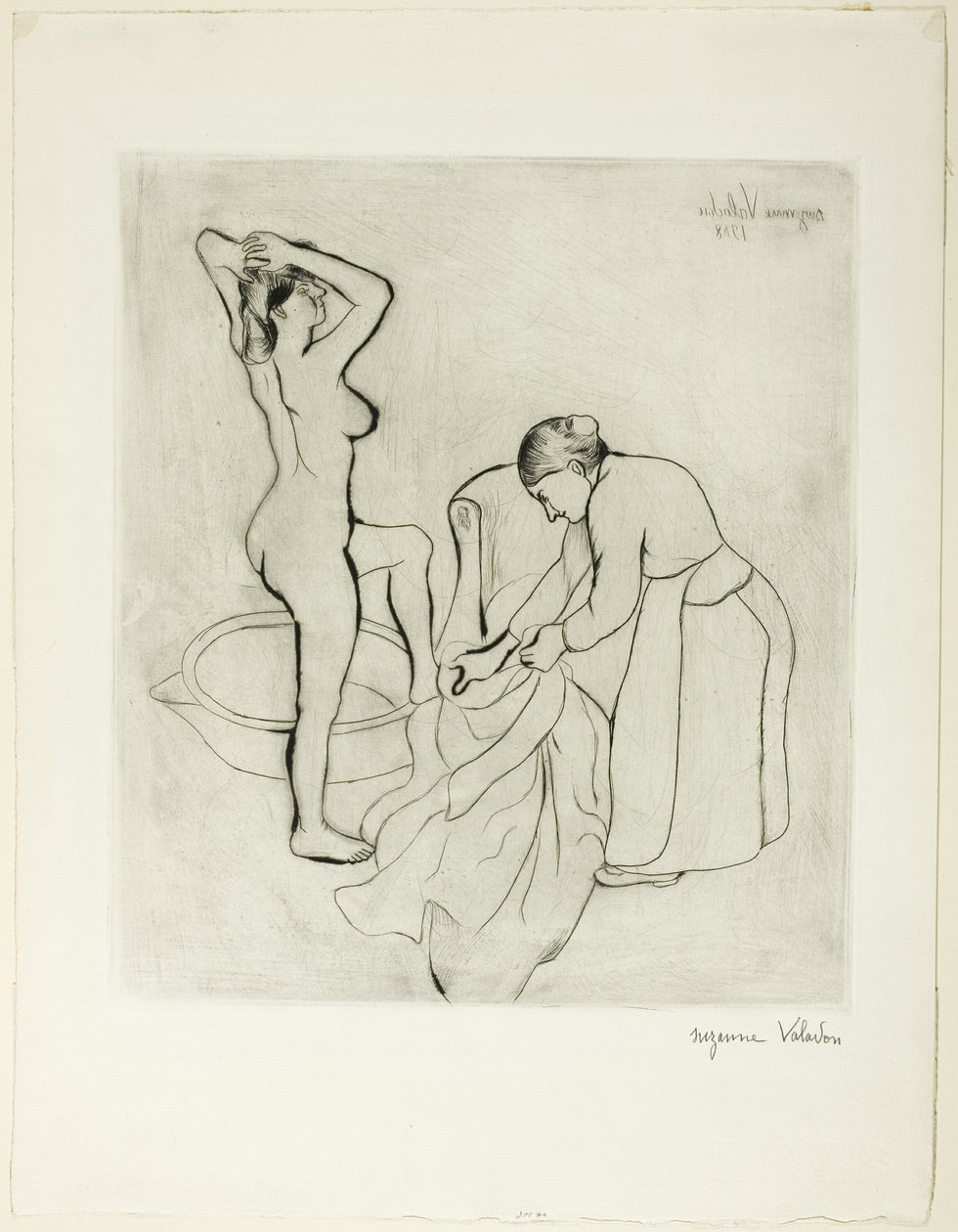 Nő a fürdőjében alkotó: Suzanne Valadon