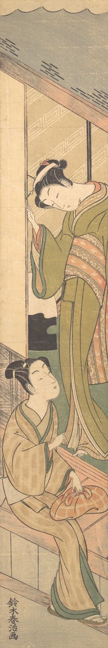 Nyomtatás, kb. 1770., kb. 1770. alkotó: Suzuki Haruji