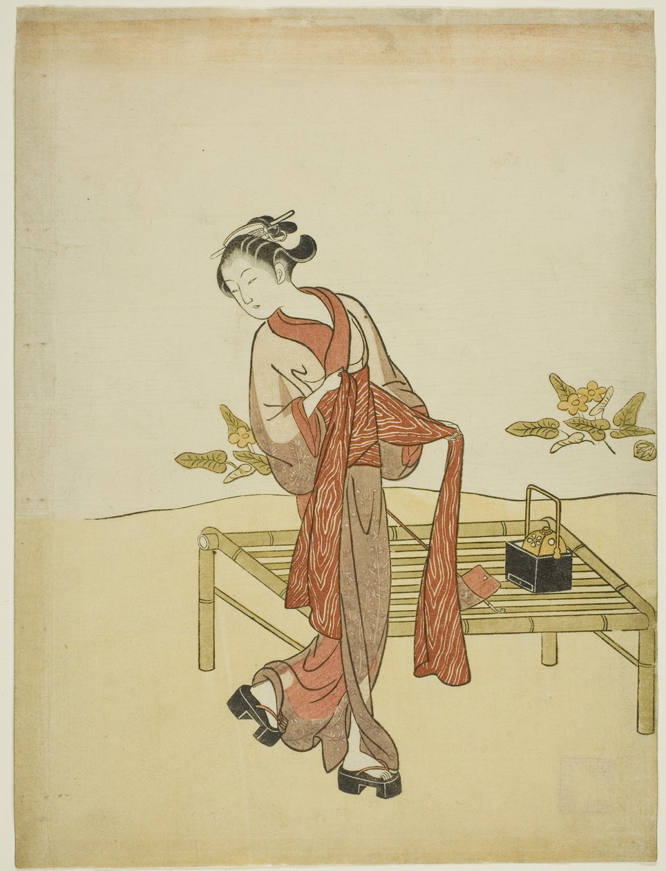 A Stream mellett alkotó: Suzuki Harunobu