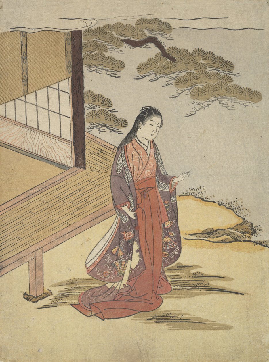 Komachi hölgy. alkotó: Suzuki Harunobu