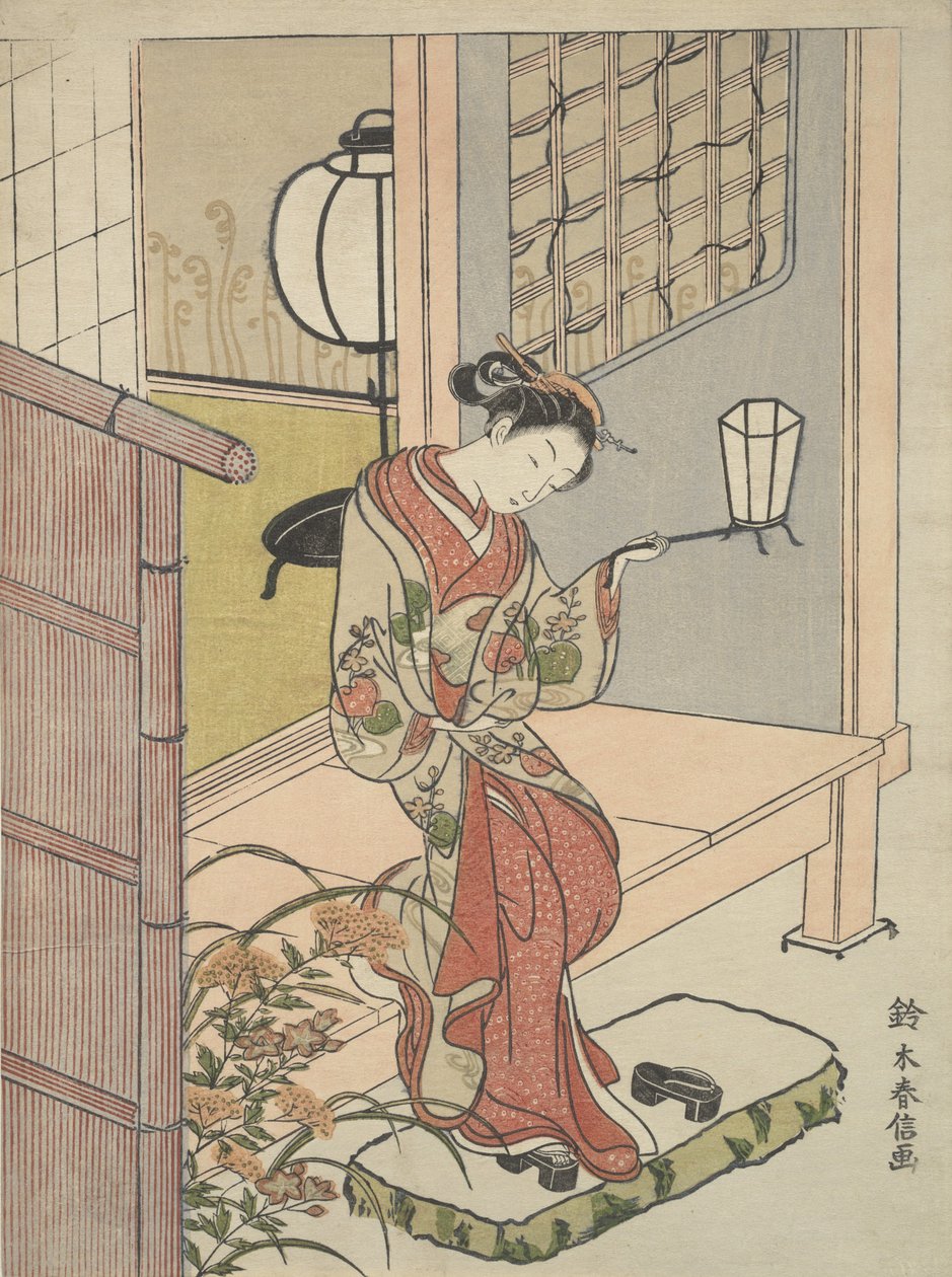 Nyomtatás, kb. 1762., kb. 1762. alkotó: Suzuki Harunobu