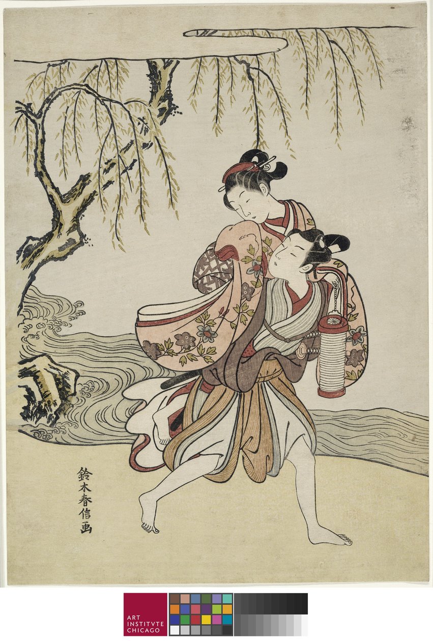 Az Elopement alkotó: Suzuki Harunobu