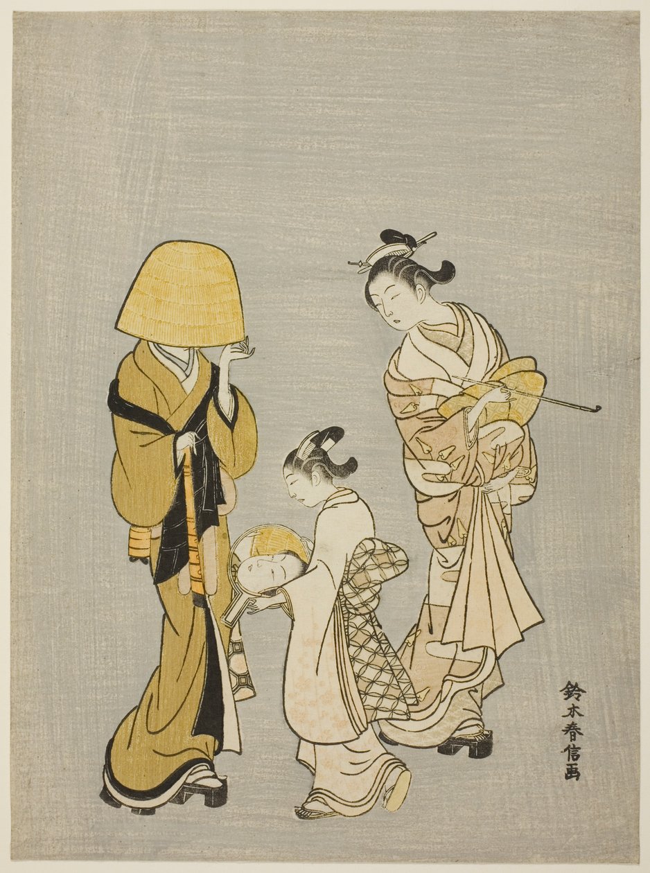 Az arc a tükörben alkotó: Suzuki Harunobu