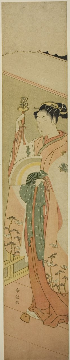 A Kagura tánc alkotó: Suzuki Harunobu