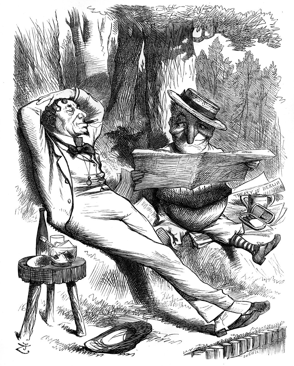 Leisure Cum Diz!, 1878 alkotó: Swain