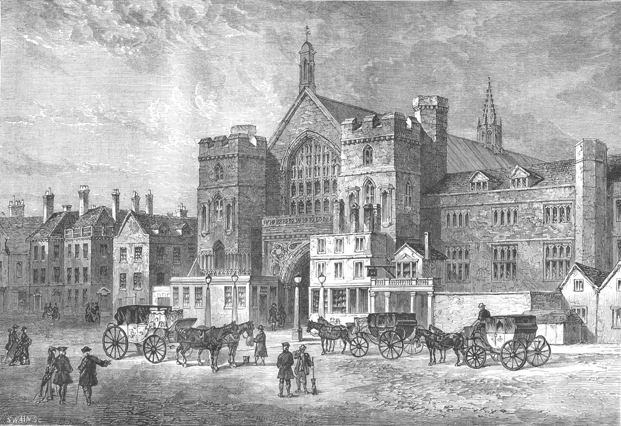 Westminster Hall, 1808 1897 alkotó: Swain