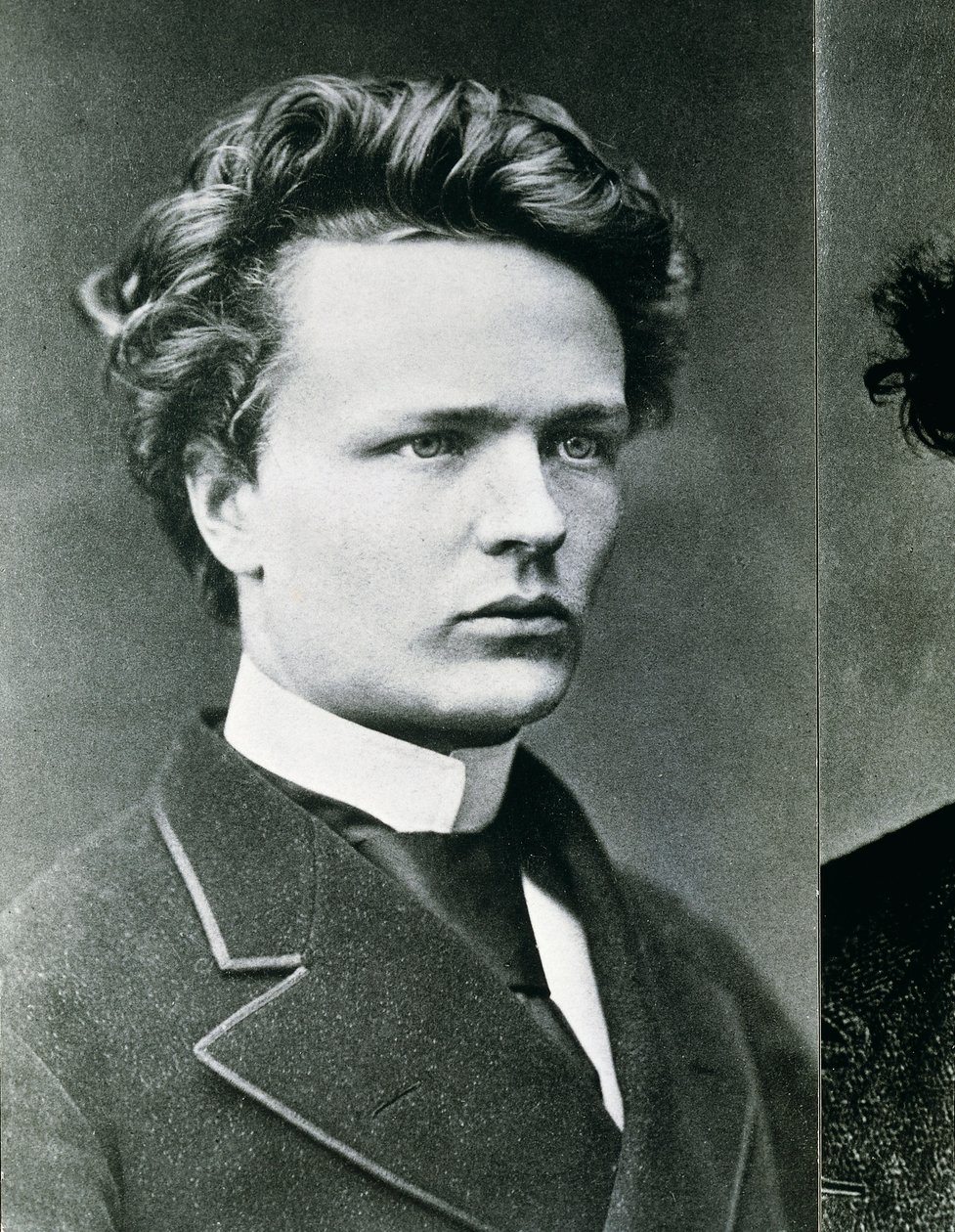 August Strindberg (f/w fotó) alkotó: Swedish Photographer