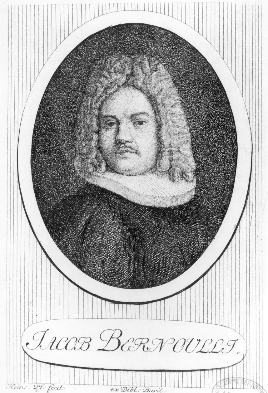 Jacques Bernoulli (1654-1705) portréja alkotó: Swiss School