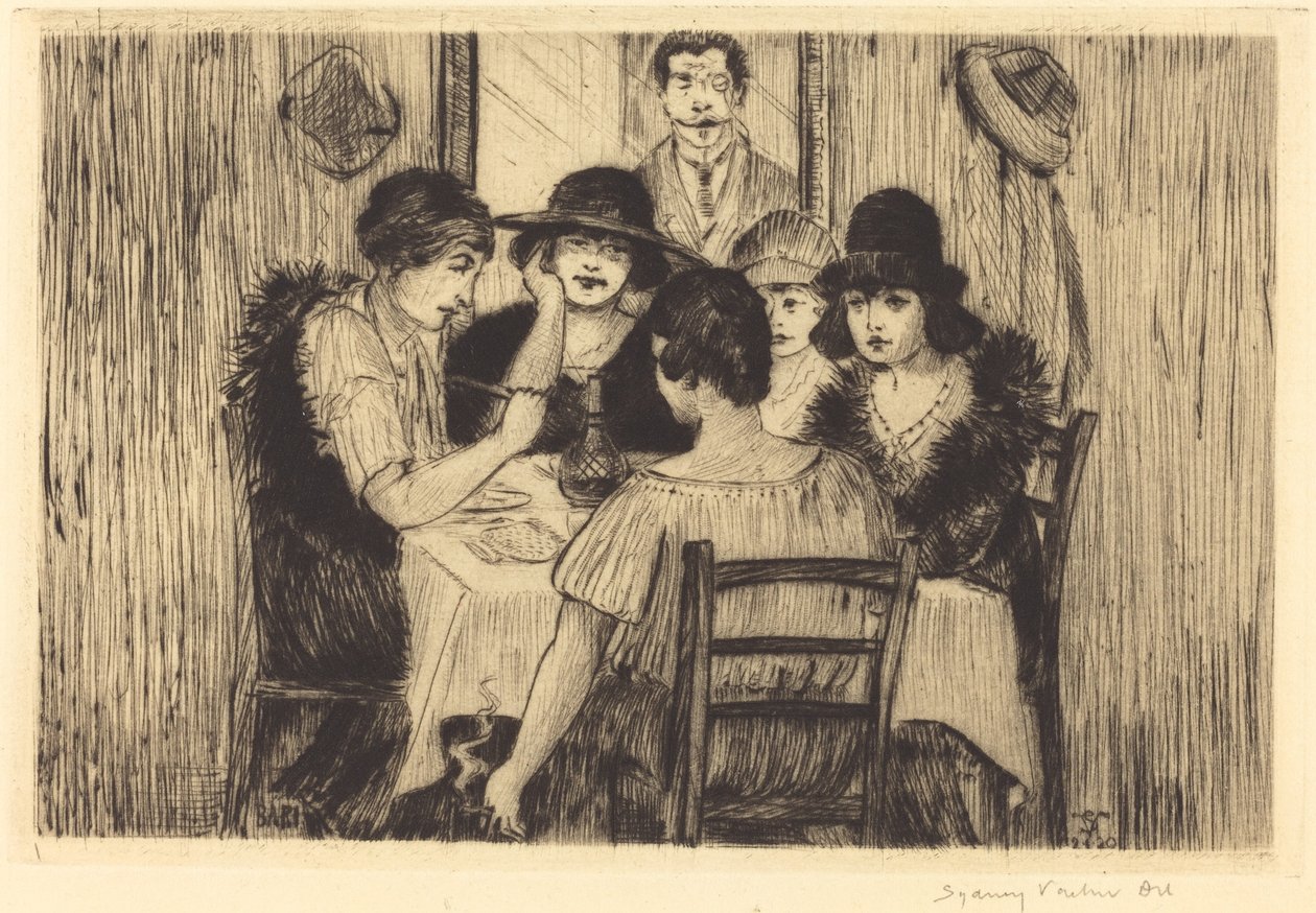 Ebédparti alkotó: Sydney Vacher