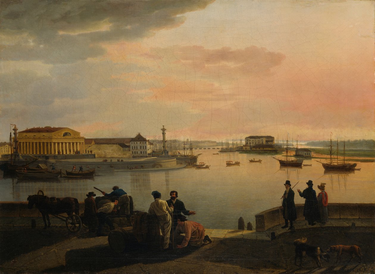 Kilátás Szentpétervárról, 1817. alkotó: Sylvester Feodosiyevich Shchedrin