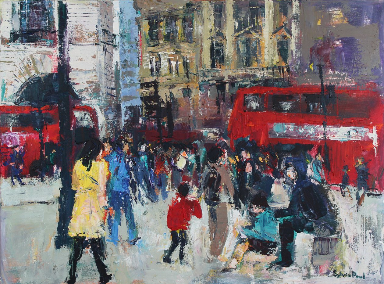 London People, 2024 (akril) alkotó: Sylvia Paul