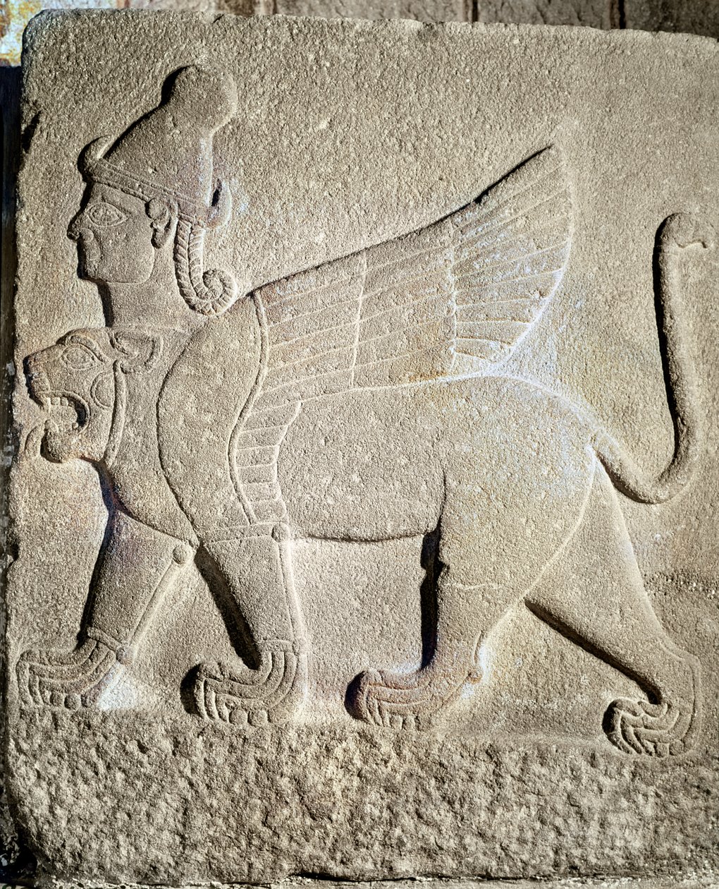A szfinx, Karkemish, Kr. e. 11-9. század alkotó: Syrian