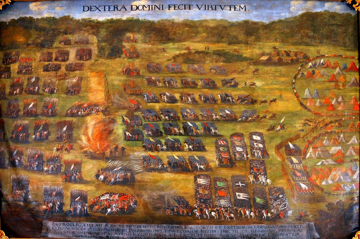 A klushinói csata 1620 előtt alkotó: Szymon Boguszowicz