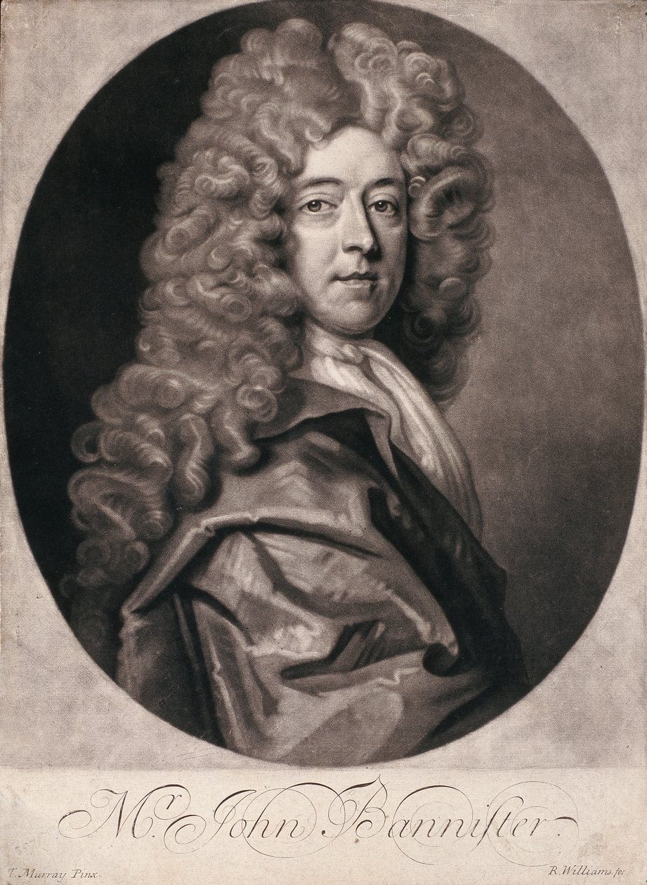 John Bannister (1625-79 körül) R. Smith metszete (metszet) alkotó: T. Murray