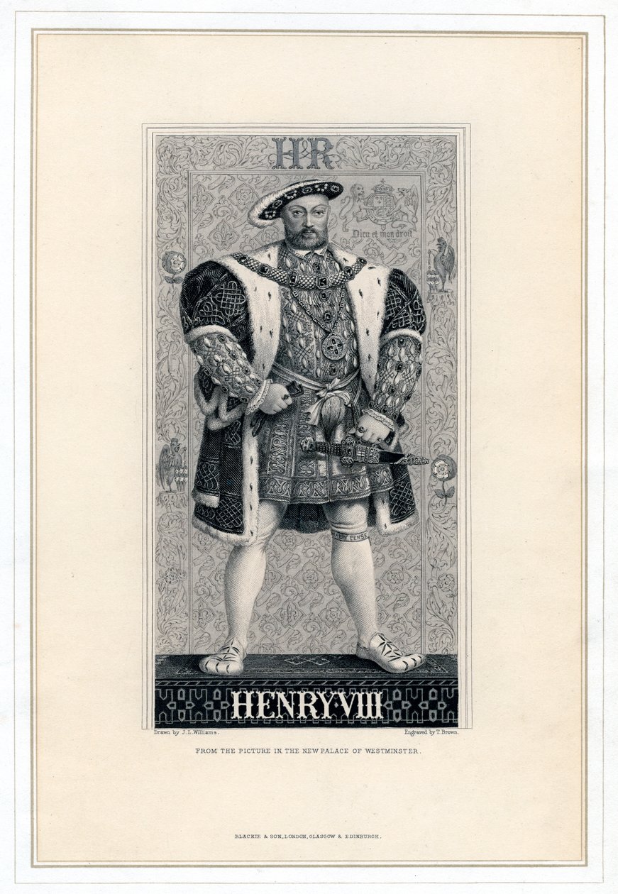 Henrik Anglia, 1491-1547. alkotó: T. Brown