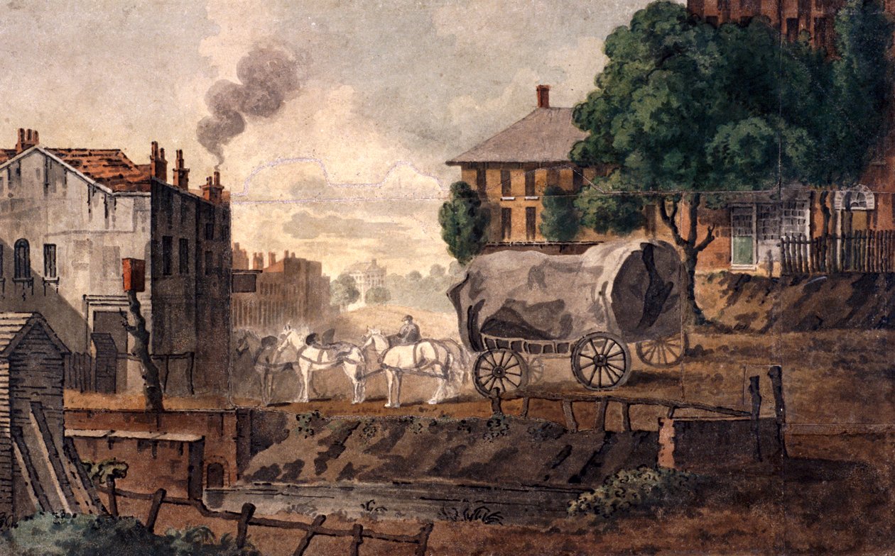 Kentish Town, London, 1817 alkotó: T Nugent