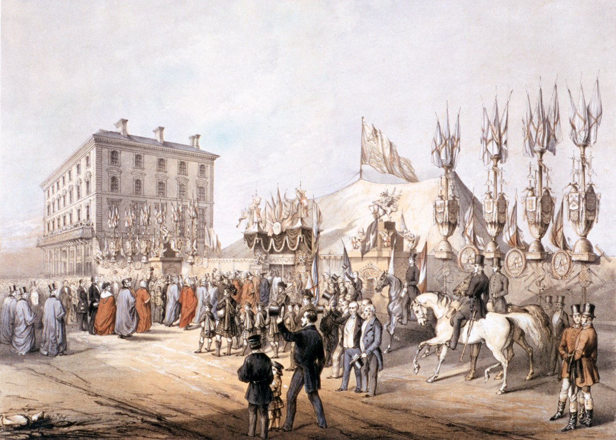 Copenhagen Fields, Islington, London, 1855 alkotó: T Turner