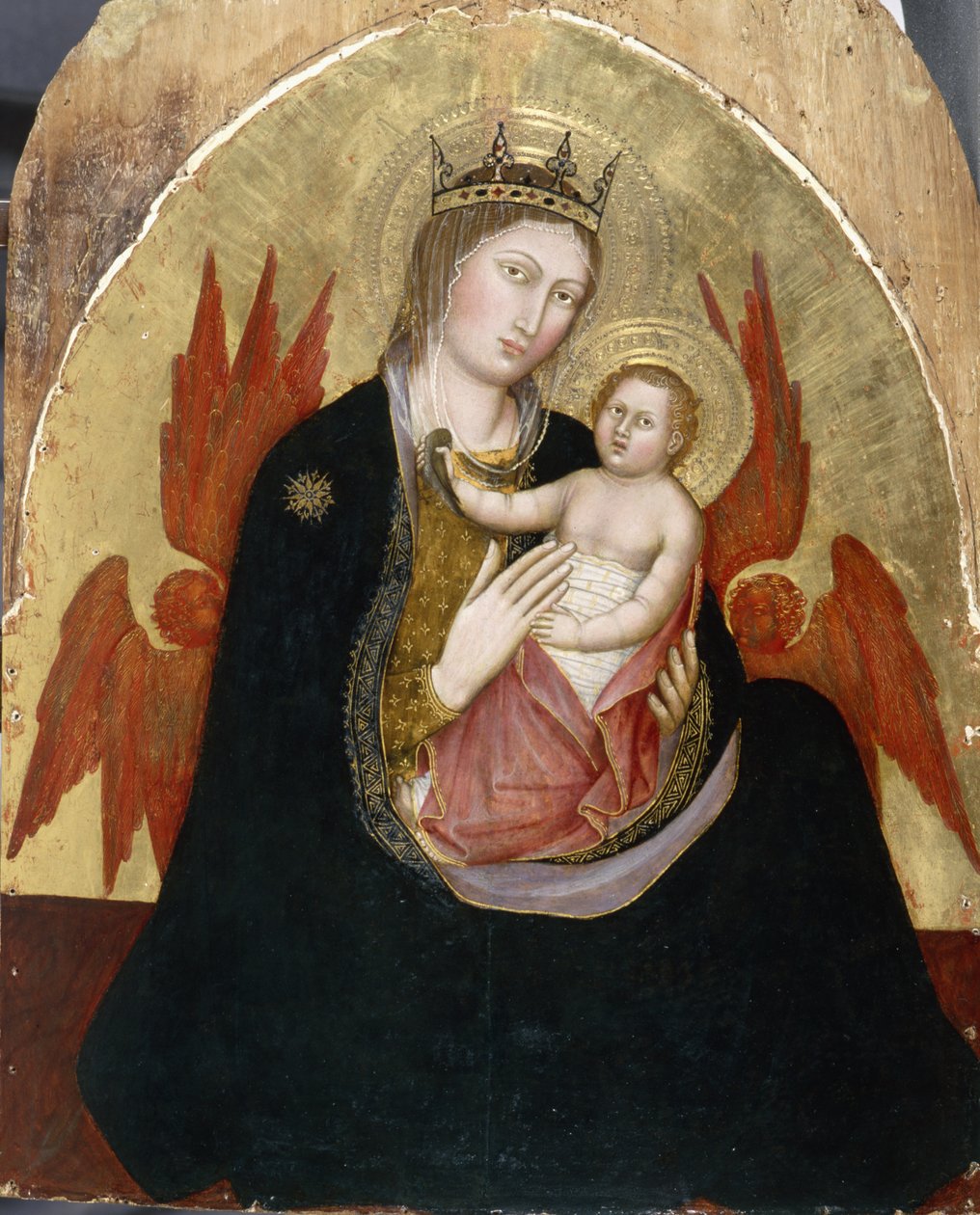 Madonna dellUmilta, 1400 körül (tempera nyárfán) alkotó: Taddeo di Bartolo