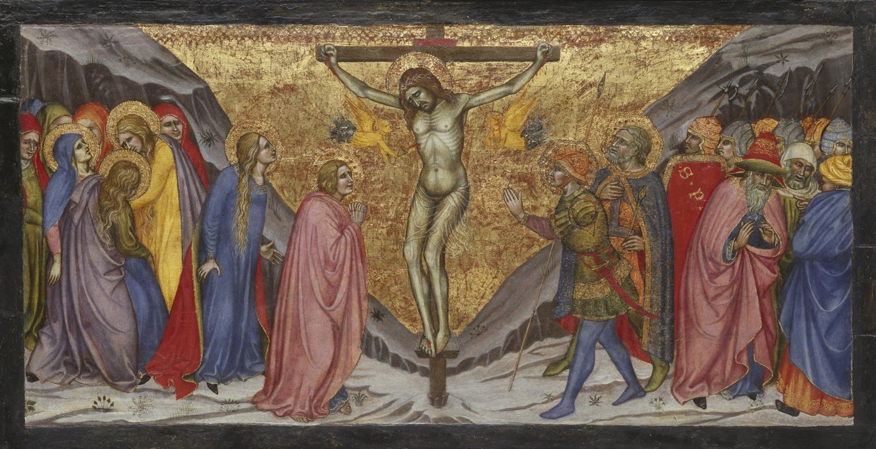 A keresztre feszítés, 1401/04 alkotó: Taddeo di Bartolo