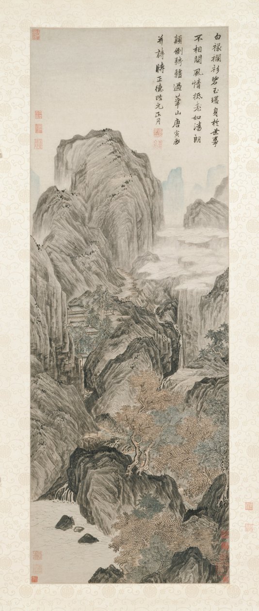 Hua-hegy, 1506. alkotó: Yin Tang