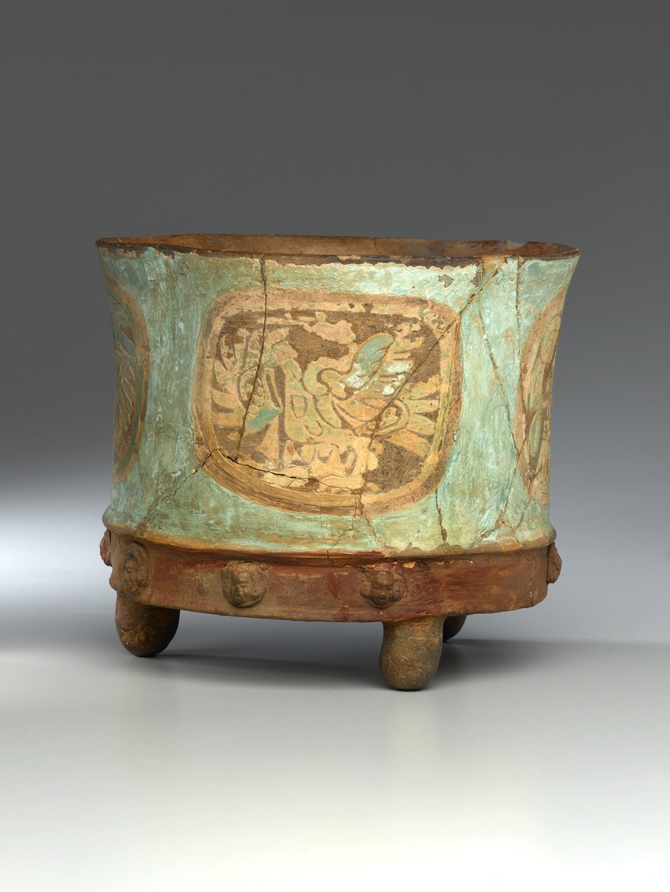 Tripod Jar, c.800 (agyag) (lásd még: 278901 és 278903-278904) alkotó: Teotihuacan