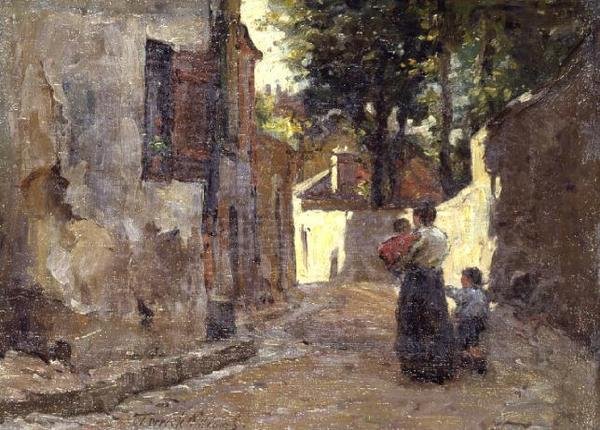 A Side Street, Honfleur alkotó: Terrick Williams