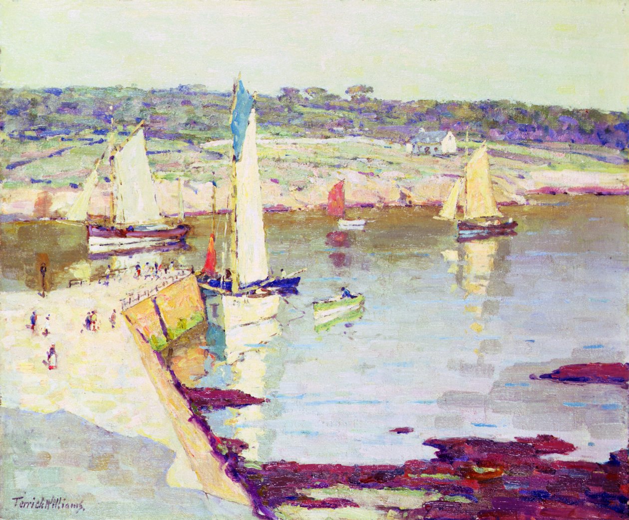 Quayside, Concarneau alkotó: Terrick Williams
