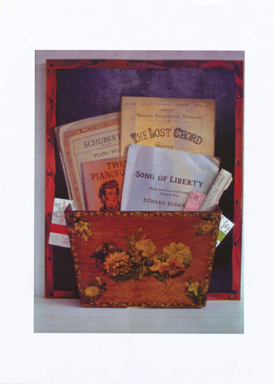 The Lost Chord, 1986, (Olaj a panelen) alkotó: Terry Scales