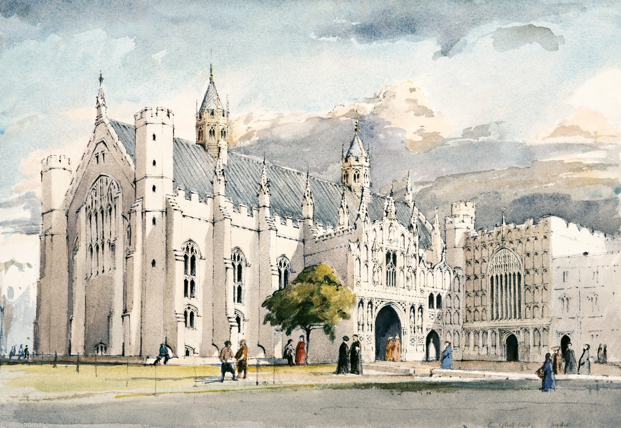 Old Guild Hall, London, c1450, c1990-2010 alkotó: Terry Ball