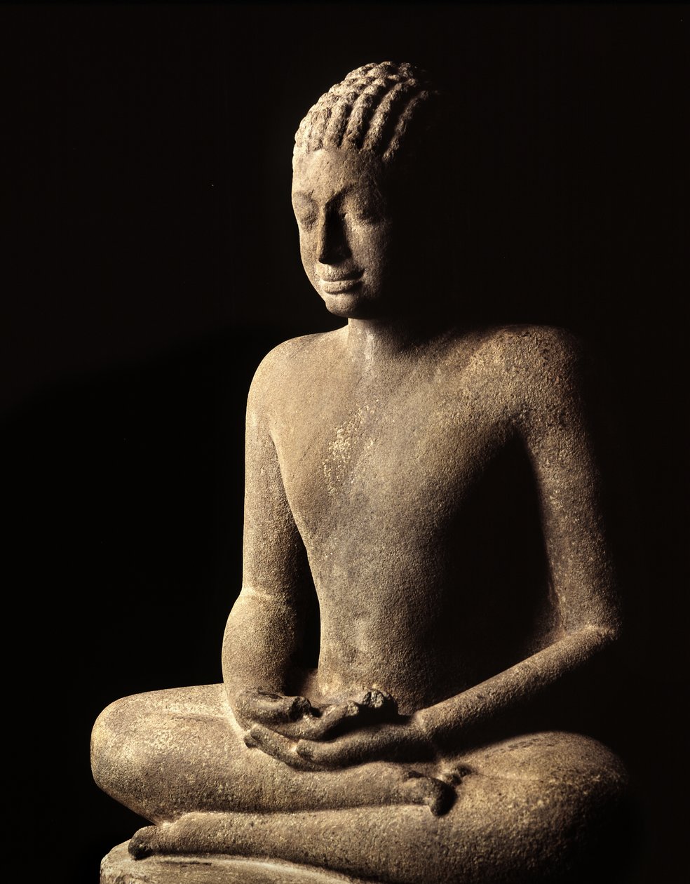 Meditáló Buddha, Dwaravati időszak alkotó: Thai School