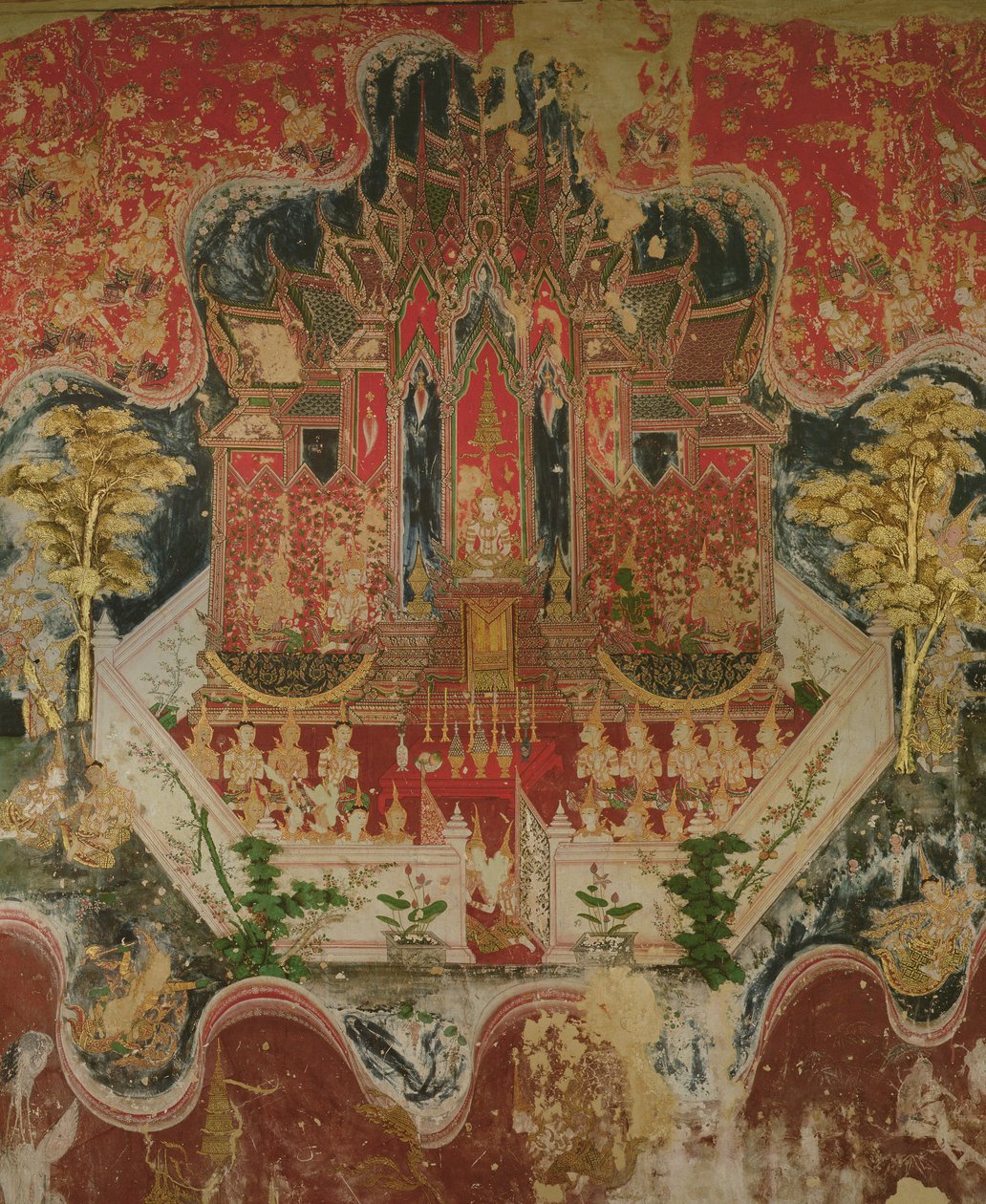 Nimi Jataka, Wat Suwannaram, Thonburi, 1831 alkotó: Thai School