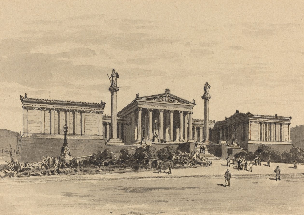 Akadémia, 1890. alkotó: Themistocles von Eckenbrecher