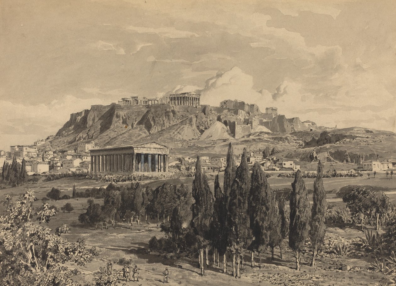 Héphaisztosz temploma, 1890. alkotó: Themistocles von Eckenbrecher