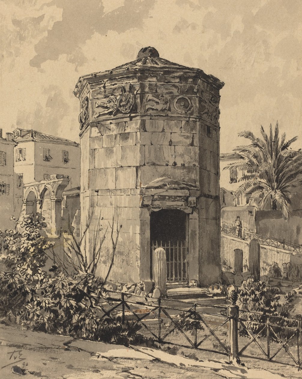 A szelek tornya, 1890. alkotó: Themistocles von Eckenbrecher